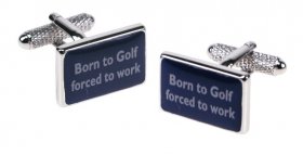 Cufflinks - Born to Golf / Forced to Work